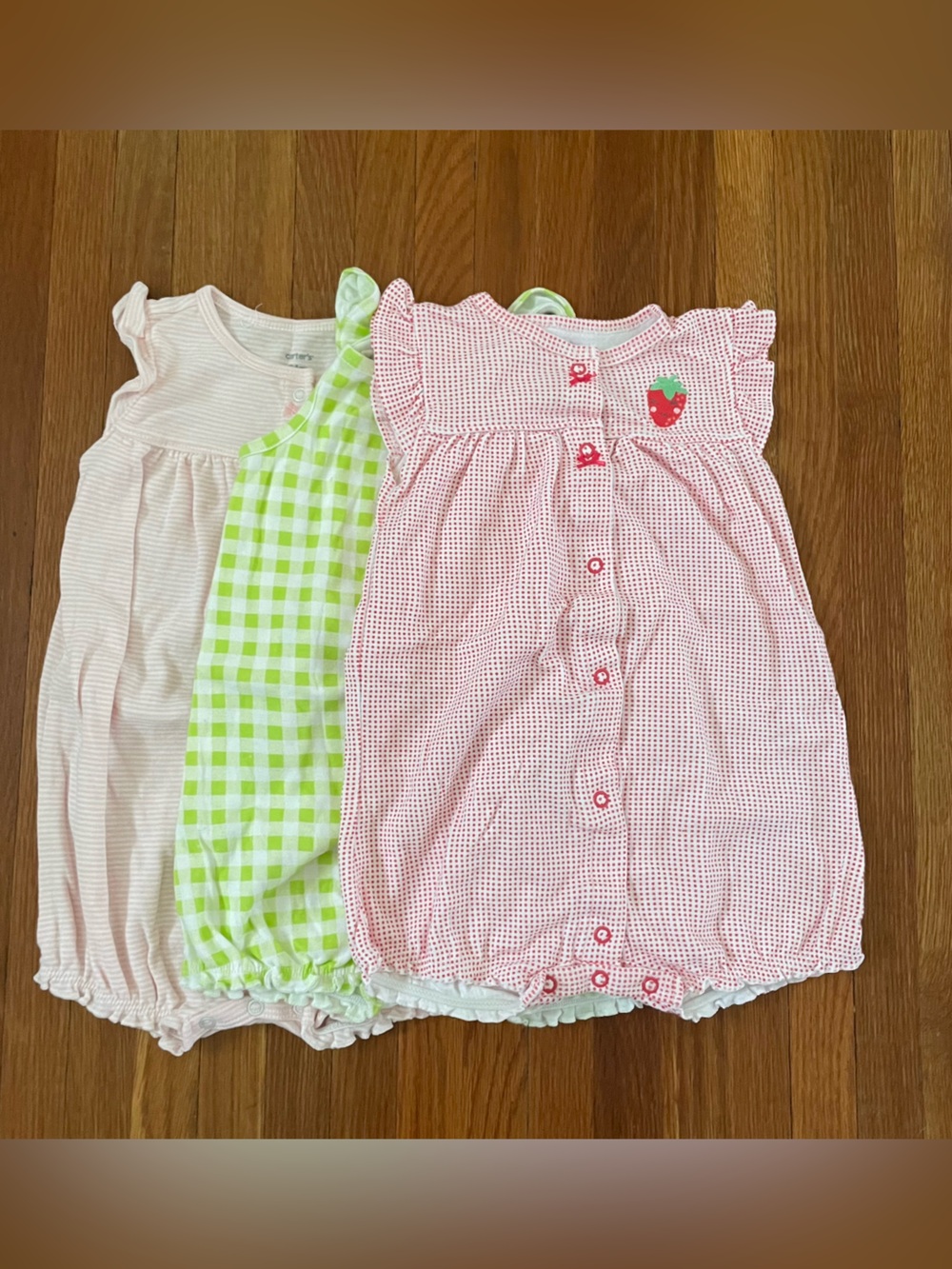 Carter's Rompers Set of 3 Summer